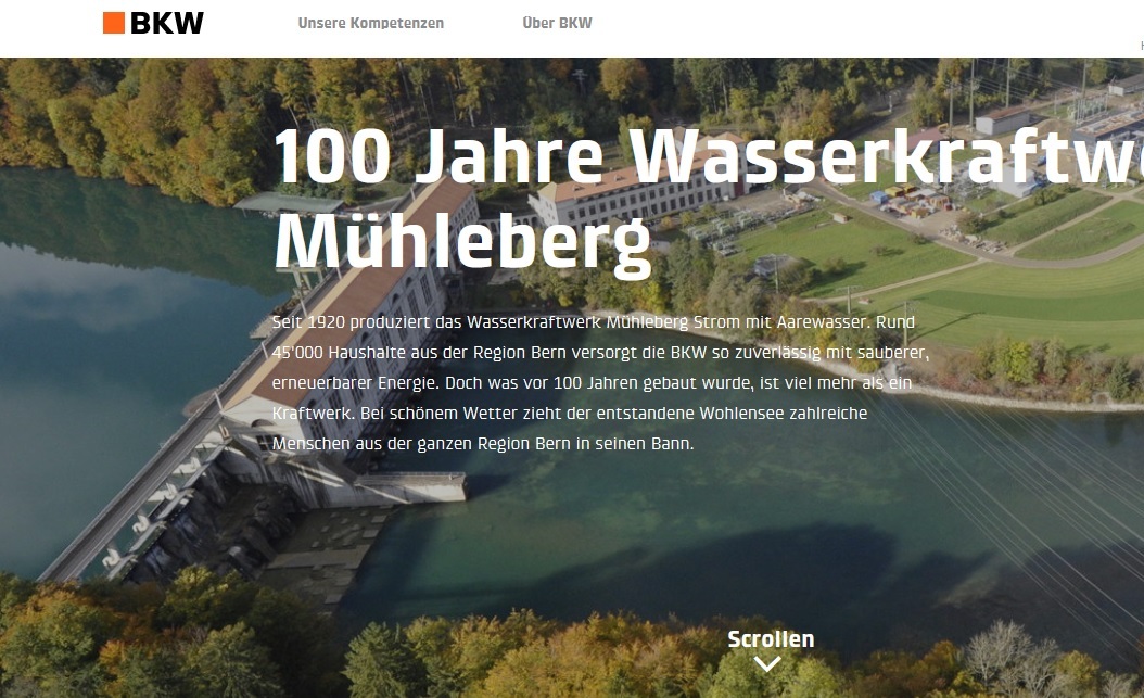 100 Jahre Wasserkraftwerk Mühleberg